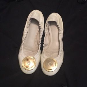 Tory Burch Button Medallion Flats